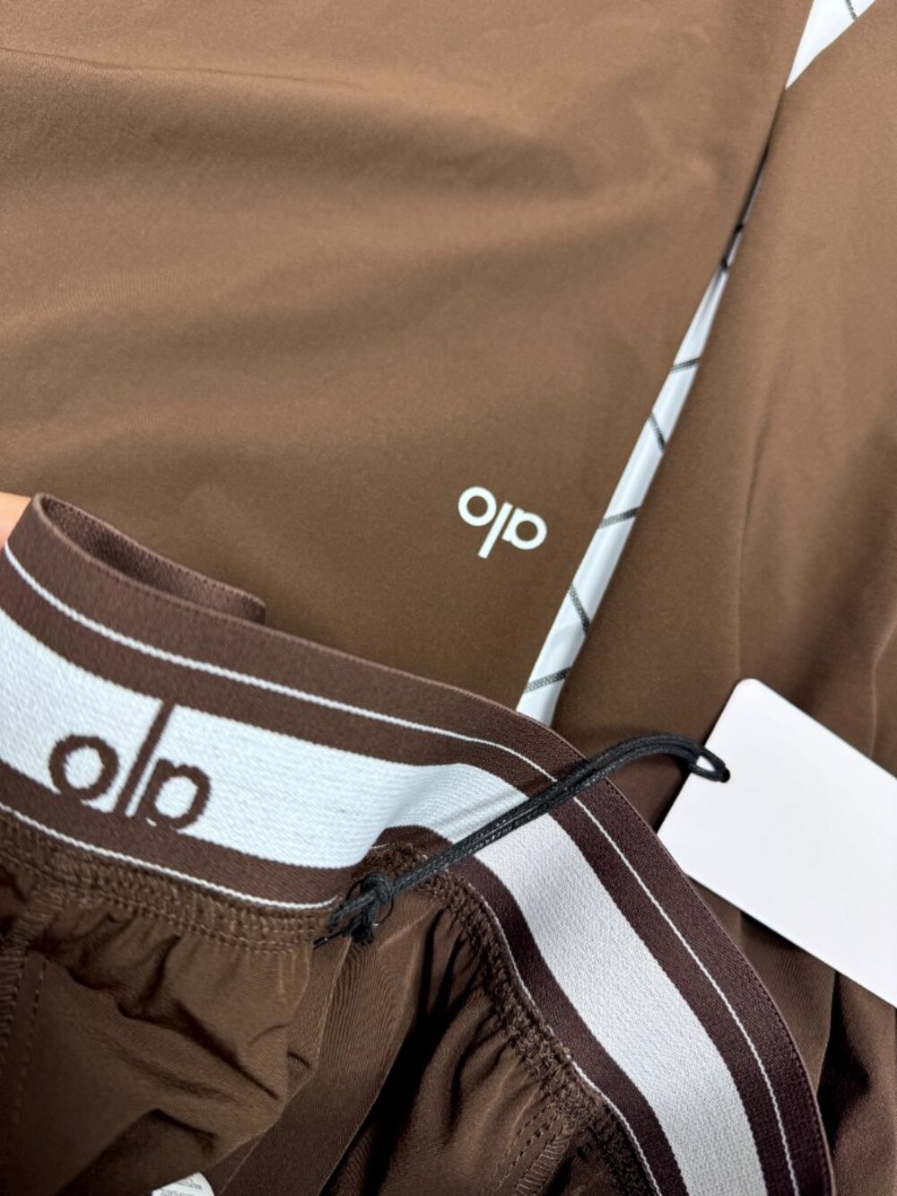 😉ALO Yoga Women's Straight Leg Pants (Regular XS) 😄 Espresso/Coffee Brown - Picture 5 of 7